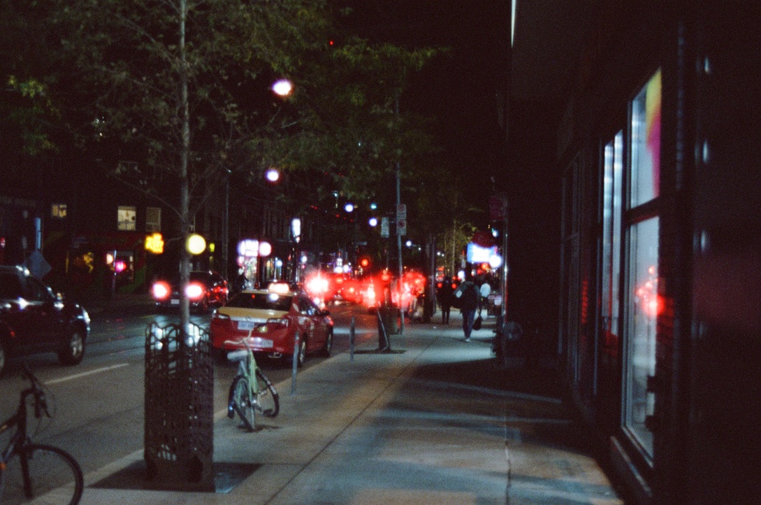 Night Queen street on film
